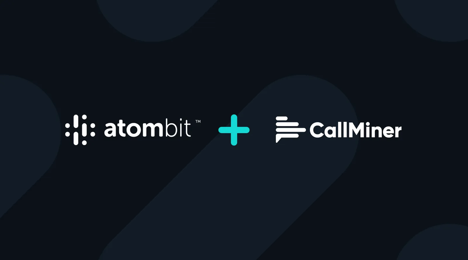 Atombit and CallMiner logos